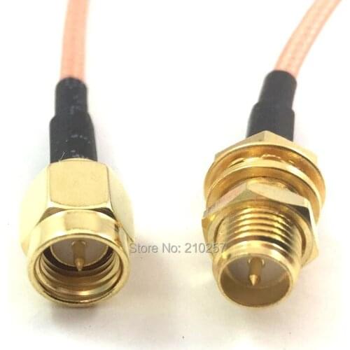 5pcs Sma Cable With Sma Male to rp-Sma Female Connector RG316 Cable 15cm