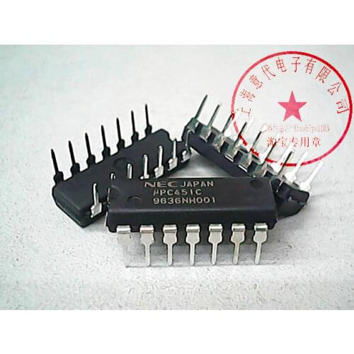 5pcs UPC451C DIP-14