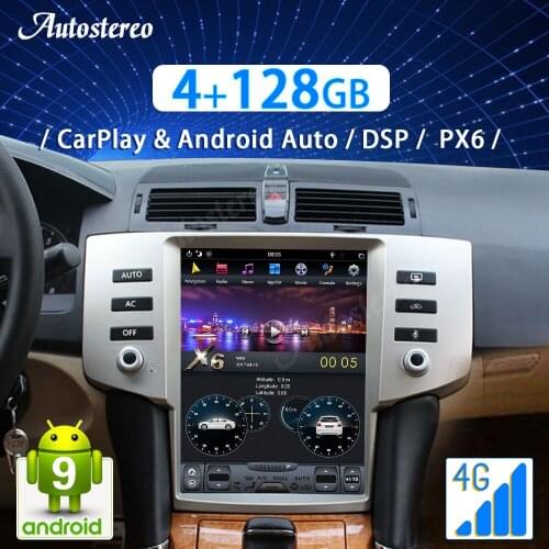 Android 9 4+128G Tesla Style Car GPS Navigation For Toyota Reiz 2005-2009 Auto Radio Carplay Stereo Head Unit Multimedia Player