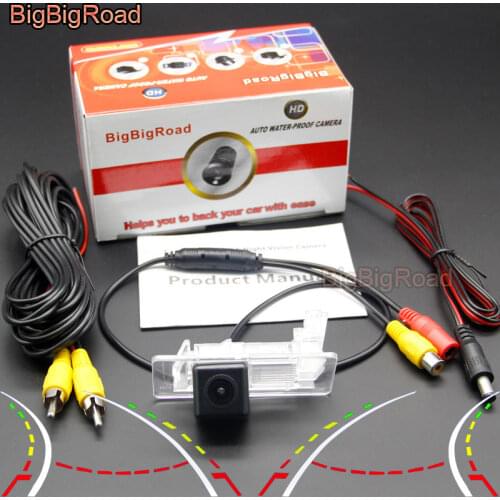 BigBigRoad Car HD Rear View Parking CCD Camera Auto Backup Monitor For Volkswagen Golf Wagon Golf Plus 2010 2011 2012 2013