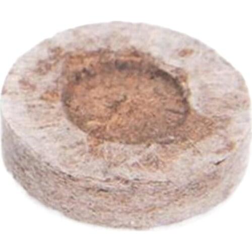 3cm Diameter Nursery Mud Compressed Nutrition Block Water Swelling Seedling Soil Potted Garden Supplies