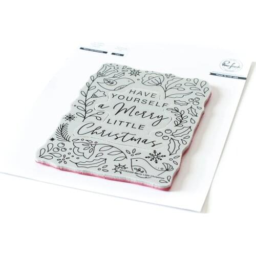 CH Arrival MERRY LITTLE CHRISTMAS Clear Silicone Stamp/Seal for DIY scrapbooking/photo album Decorative clear stamp sheets