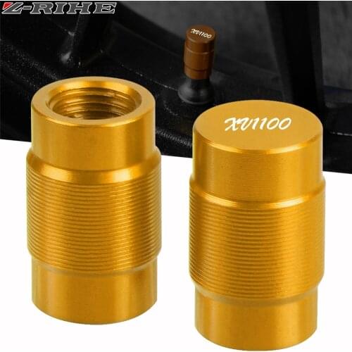For YAMAHA XV1100 XV 1100 Virago 1986-1999 Motorcycle CNC Aluminum Accessorie Wheel Tire Valve Stem Caps CNC Airtight Covers