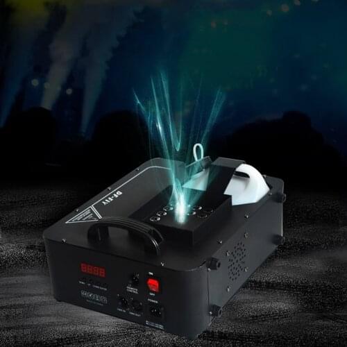 Fast shipping disco 24X9w RGB Led smoke machine DMX512 Vertical fogger ejector dj disco concert stage light Upspray fog machine