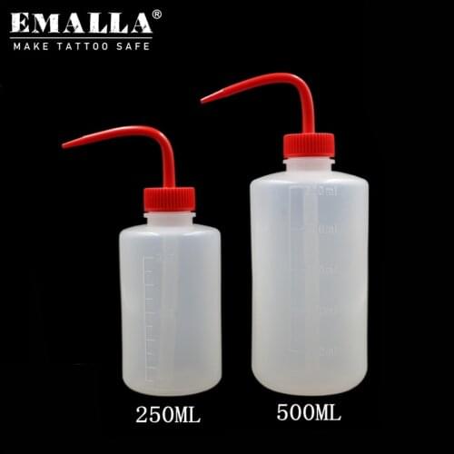 2PCS 250/500ML Tattoo Accessories Convenient Tattoo Bottle Tattoo Supply Cleaning Set Tattoo Kit Squeeze Bottles Free Shipping