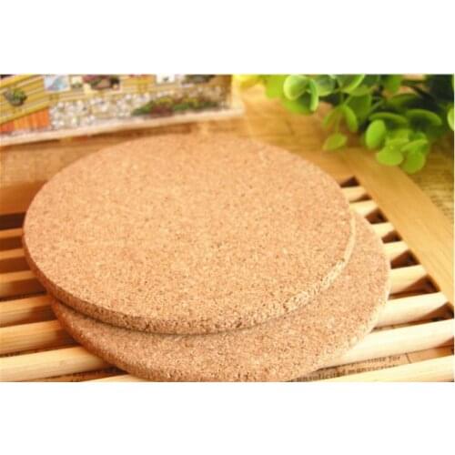 500pcs Classic Round Plain Cork Coasters Drink Wine Mats Cork Mats Drink Wine Mat ideas for wedding and party gift