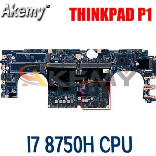 For Lenovo ThinkPad P1 laptop motherboard 17870-1 448.0DY04.0011 Take I7 8750H CPU Fru 01YU926 01YU660 01YU925 01YU659 01YU935