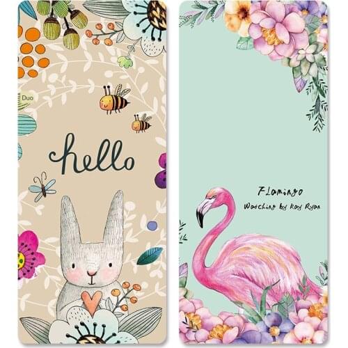 Fashionable and generous yoga mat, beginners home thickened anti slip fitness dance mat