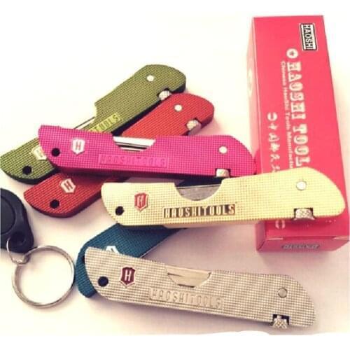 Folding Locksmith Tool Set 6 in 1 Pocket Door unLock Opener Tools Colorful With Light