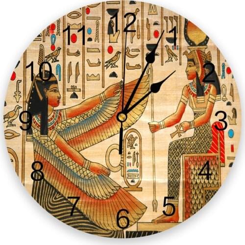 Egypt Character Desert Wall Retro Wall Clock Modern Bedroom Art Clocks Personality Living Room Fashion Wall Watch