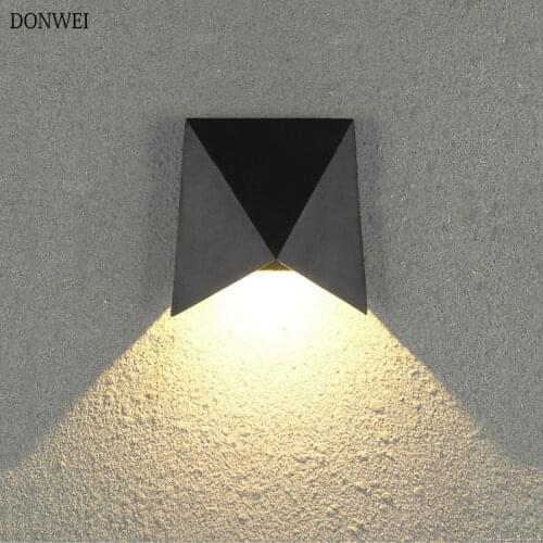 5W Wall Lamp Led Porch Lights Modern Aluminum Outdoor Waterproof IP65 Garden Corridor Stair Light Decoration Wall light