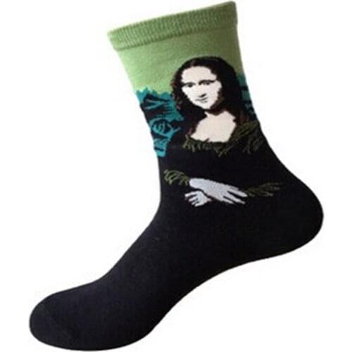 Men Women Socks 95%Cotton Starry Night Art World Famous Oil Painting Socks Unisex Funny Novelty Socks Welcome To Wholesale