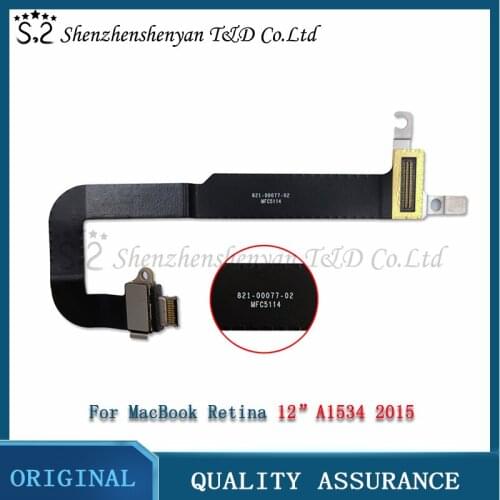 Laptop A1534 DC-IN I / O USB C Charging Power DC Jack Board Connector with Cable for MacBook Retina 12 "A1534 2015 Year