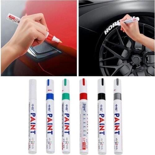 NEW White Waterproof Rubber Permanent Paint Marker Painting Tyre Pen Car Tread Tire Environmental T2X8