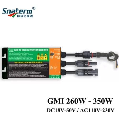 NEW 350W 300W 500W 600W 700W MPPT Micro Grid Tie inverter input voltage DC18V-50V to AC120V/230V 50/60HZ Solar PV Inverter