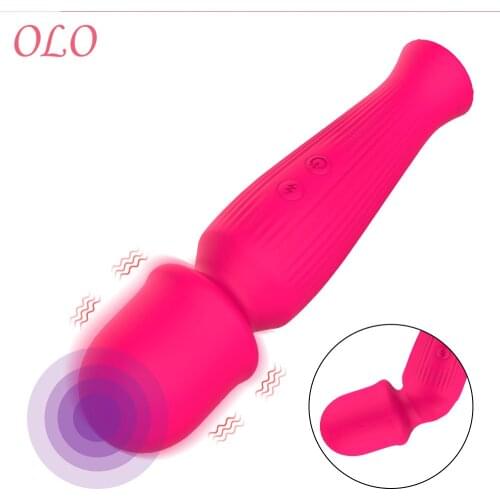OLO Stick Vibrators Clitoris Vagina Nipples Vibrator Female Masturbator Sex Toys for Women 10 Modes Strong Vibrating Magic Wand