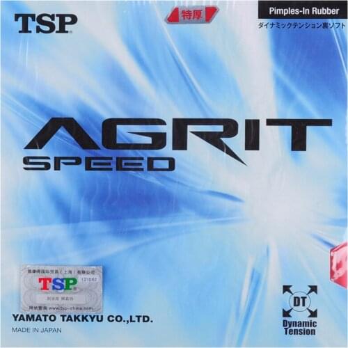 Original Tsp Agrit Speed Table Tennis Rubber Pips In With Ping Pong Sponge Tenis De Mesa Accesorios Mesa
