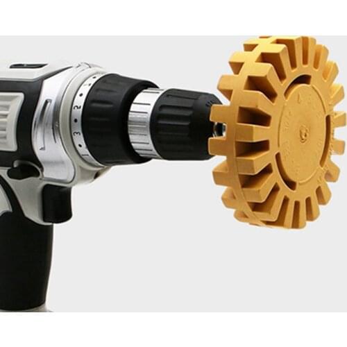 Pneumatic Wheel Degumming Disc Rubber Wheel Disc for Car Tire Grinding Polishing Car Glue Sticker Removal