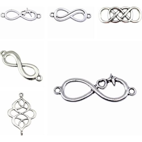 Tristana Infinity Connector Charms designer charms for jewelry making diy jewelry kit accessories