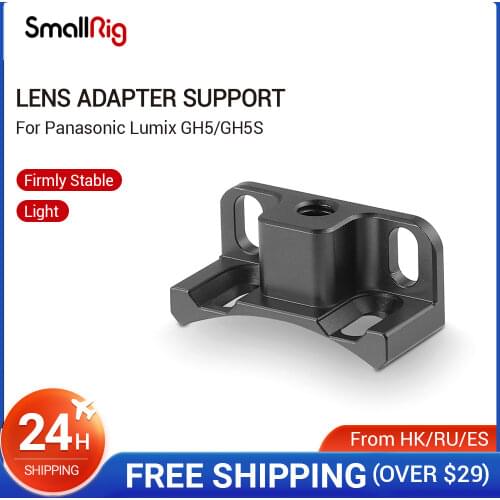 SmallRig Lens Adapter Support For Panasonic Lumix GH5/GH5S Cage/MB_EF-m43-BT2 and MB_SPEF-M43-BT3 - 2016