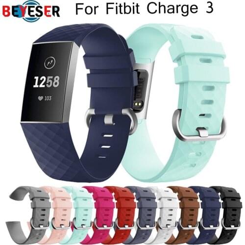 Replacement smartwatch Bracelet for Fitbit Charge 3 Strap sport band correa for fitbit charge 4 watch Accessories Straps Belt