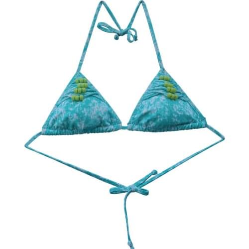 Trigonal Bikini TOP For Women Blue Swimsuit Sexy Swimwear Bathing suits Tops Biquini Brazilian trajes de bano
