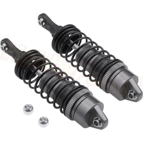 Hobbypark for 1/10 Traxxas Slash 4x4 4wd Alloy Front & Rear Shock Absorber Springs Upgrade Parts RC Car Replacement
