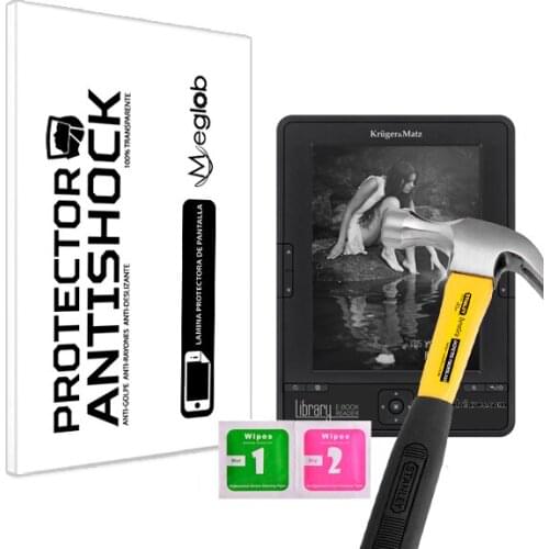 Screen protector Anti-Shock Anti-scratch Anti-Shatter compatible with Tablet Krüger & Matz Czytnik e-book Library
