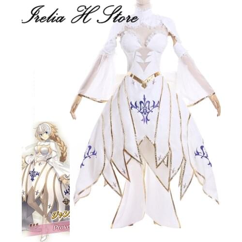Irelia H Store FGO Jeanne d'Arc Alter Santa Lily Cosplay Costume Dress female