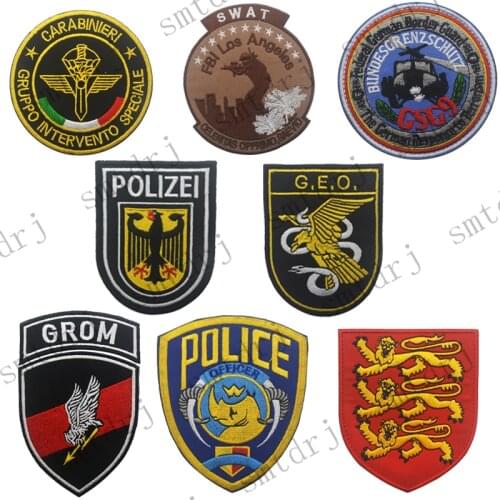 Embroidery Badge Patch National Special Forces Member Tactical Paste Embroidered Jacket Backpack Cloth Patch Fabric