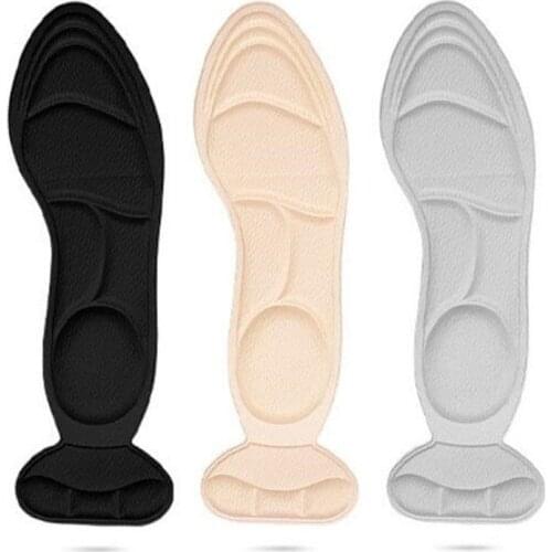 1 Pair Insole Pad Inserts Heel Post Back Breathable Anti-slip for High Heel Shoe New Shoe Cushion Arch Support Insoles
