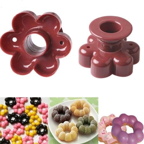 1pcs practical Donut Tool Waffle Donut Maker Cutter Mold Sweet Food Sweets Baking Cookie Biscuit Cake Mold Kitchen Dessert Tool