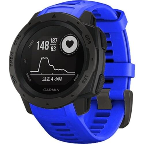 Smart Accessories Sport Silicon EQuick Release Replacement Strap Watch Band 2020 androidFor Garmin Instinct Fits 170mm-220mm 1PC