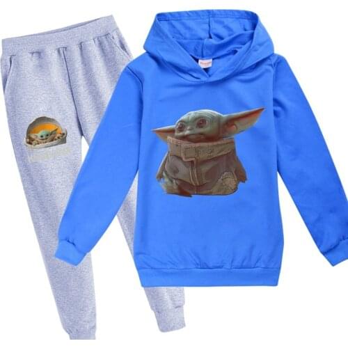 Baby Yoda The Mandalorian Fashion Clothes Kids Boys Hoodies Sweatshirts Toddler Girl Christmas Costume Fall Childrens Clothing