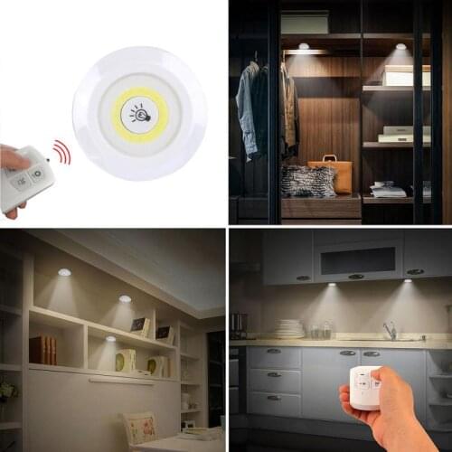 Infrared Remote Control Wall Lamp LED Pat Light Cabinet Light Baby Feeding Lamp Cob Human Body Induction Night Light