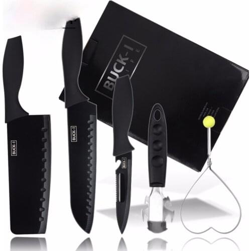 Kitchen Items Kitchen Gadgets ,Stainless Steel Kitchen Knife ,Freezing Point Of Heigang ,Five-Piece Paint Cutter Set