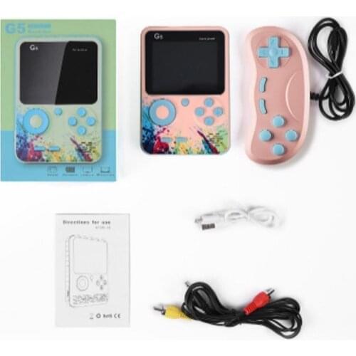 G5 USB Mini Retro Video Gaming Console Handheld Portable 3.0 Inch Large Screen Pocket Game Players Built-in 500 Classic Games