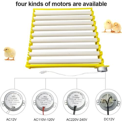 Multifunction 56 Plastic Incubator Egg Tray Automatic Turn Egg for Chicken Duck Eggs Incubation Equipment