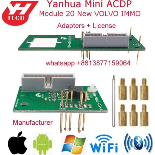 Lastest Stock! Yanhua MIni ACDP Module 20 for Volvo IMMO XC40, XC60, XC90, S60, S90, V60, V90 Add Key / Allkeylost