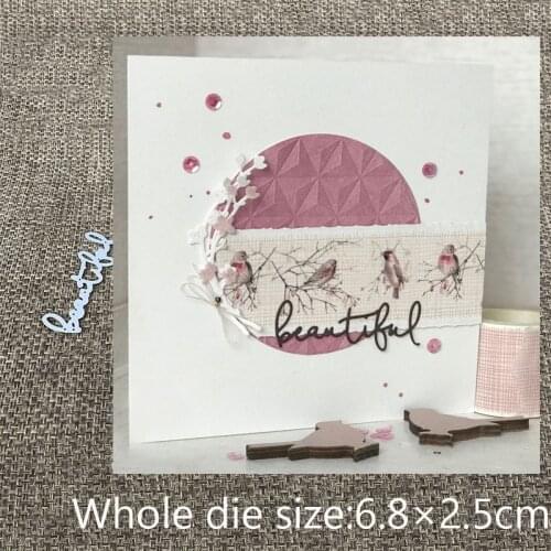 New Design Craft Metal Cutting Die cut dies beautiful letter decoration scrapbook Album Paper Card Craft Embossing die cuts