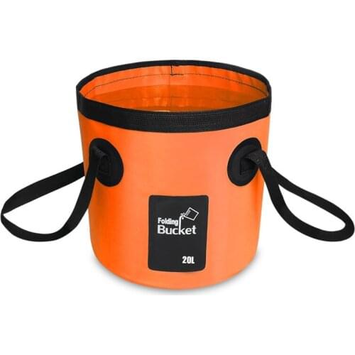 12L 20L Portable Waterproof Water Bag Folding Bucket Water Storage Container Carrier Bags For Fishing Camping Hiking New
