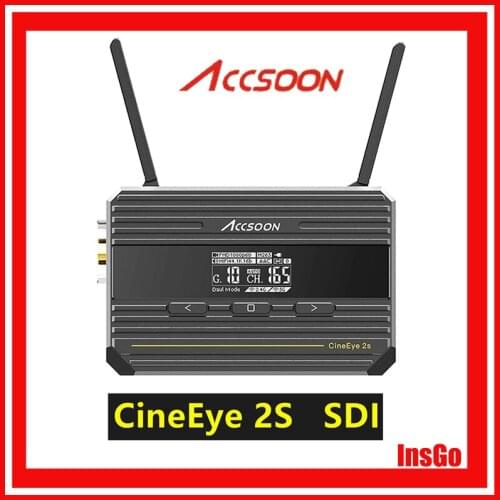 Accsoon CineEye 2 2S Wireless Video Transmitter Receiver HD1080P 500ft Transmitter for 4 Receiver SDI Transmissi