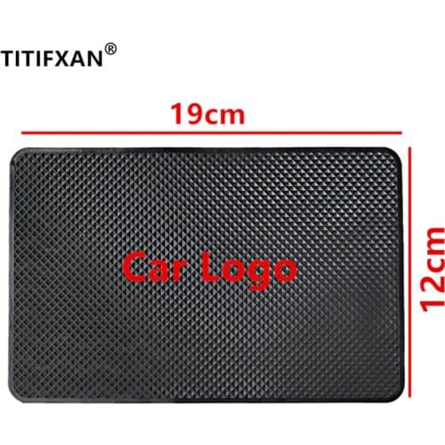 For Jaguar Infiniti Fiat SEAT Daewoo Lada Car Logo Anti Slip Mat Phone Holder Non-Slip Mat Non Slip Pad For All Auto Logo Mats