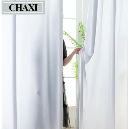 CHAXI Modern Window Tulle Curtains for Living Room Fish Bone Style Voile Lace Sheer Curtains for Bedroom Blinds Kitchen Panel