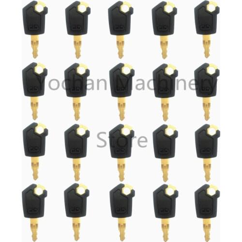 20 Pcs iron Key For Caterpillar Heavy Equipment Ignition Loader Dozer Digger Key 5P8500 CAT Free Shipping