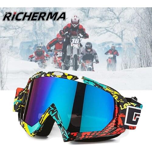 Winter Motocross Glasses Windproof Helmet Motorbike Goggles Moto Protection Motorcycle Motos Ski Snowmobile Snowboard