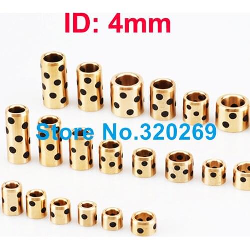 Linear Graphite Copper Set Bearing Bushing Oil Self-Lubricating JDB ID 4 5 6 OD 7 8 10 12 15MM