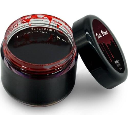 15g Halloween Makeup Fake Blood Face Body Paint Wounds Scars Cosplay Party Supplies Makeup Fake Blood Realistic Face Body Decor