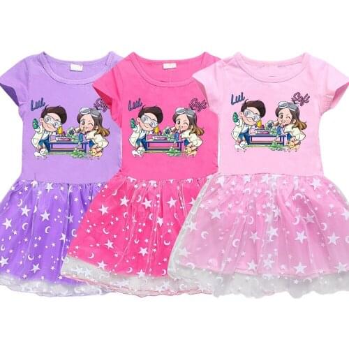 2020 Me Contro Te Baby Girls Dress Kids Clothes Cute Cartoon Me Contro Te Princess Dress for Girls 3-12Y Christmas Dress Girl