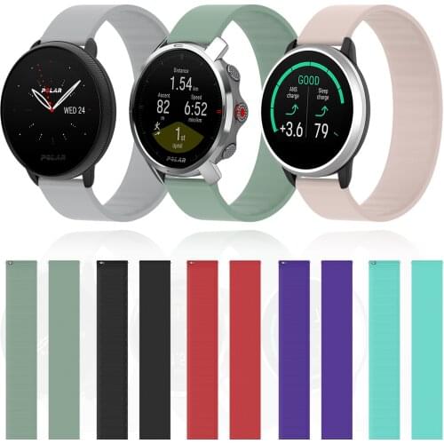 Elastic Band For Polar Ignite 2 Vantage M2 M Wrist Strap For Polar Grit X Unite Replacement Bracelet Soft Silicone Watch Belt
